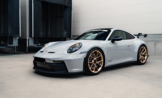 Sideview from Porsche 911 GT3 in Stuttgart