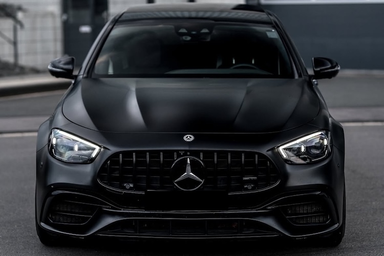 Frontview from Mercedes E63S AMG