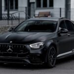 Frontview from Mercedes E63S AMG
