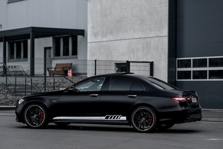 Sideview from Mercedes E63S AMG