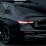 Backview from Mercedes E63S AMG
