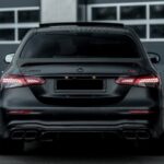 Backview from Mercedes E63S AMG