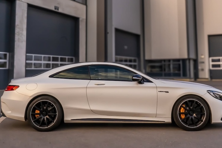 Sideview from Mercedes S63 AMG Coupé in Siegen