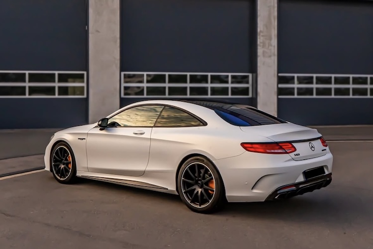 Sideview from Mercedes S63 AMG Coupé in Siegen