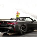 Back side BMW M4 Competition Convertible in Leverkusen