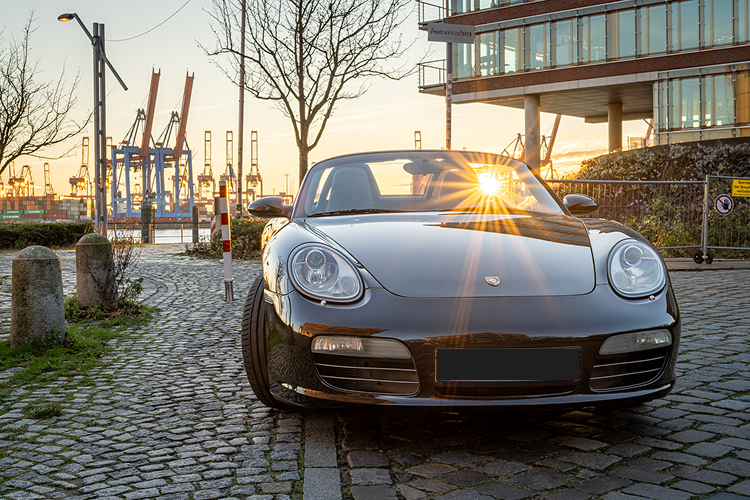 Front view PORSCHE 987 BOXSTER S in Hamburg