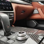 Interior center of the Maserati Quattroporte Trofeo in Dresden