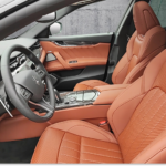Interior of the Maserati Quattroporte Trofeo in Dresden