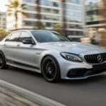 Rent a Mercedes C63 AMG in Düsseldorf Hero