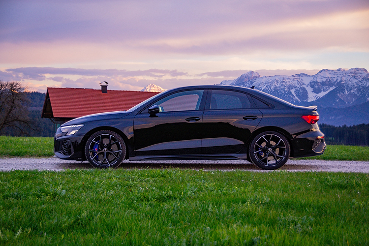 Side view Audi RS3 8Y 2.5 TFSI in Ostallgäu