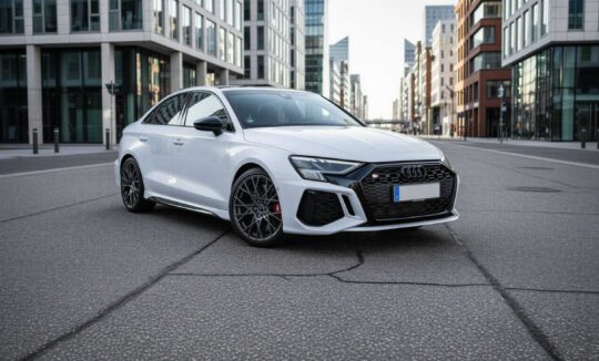 Audi RS3 Sedan in Hamburg Hero