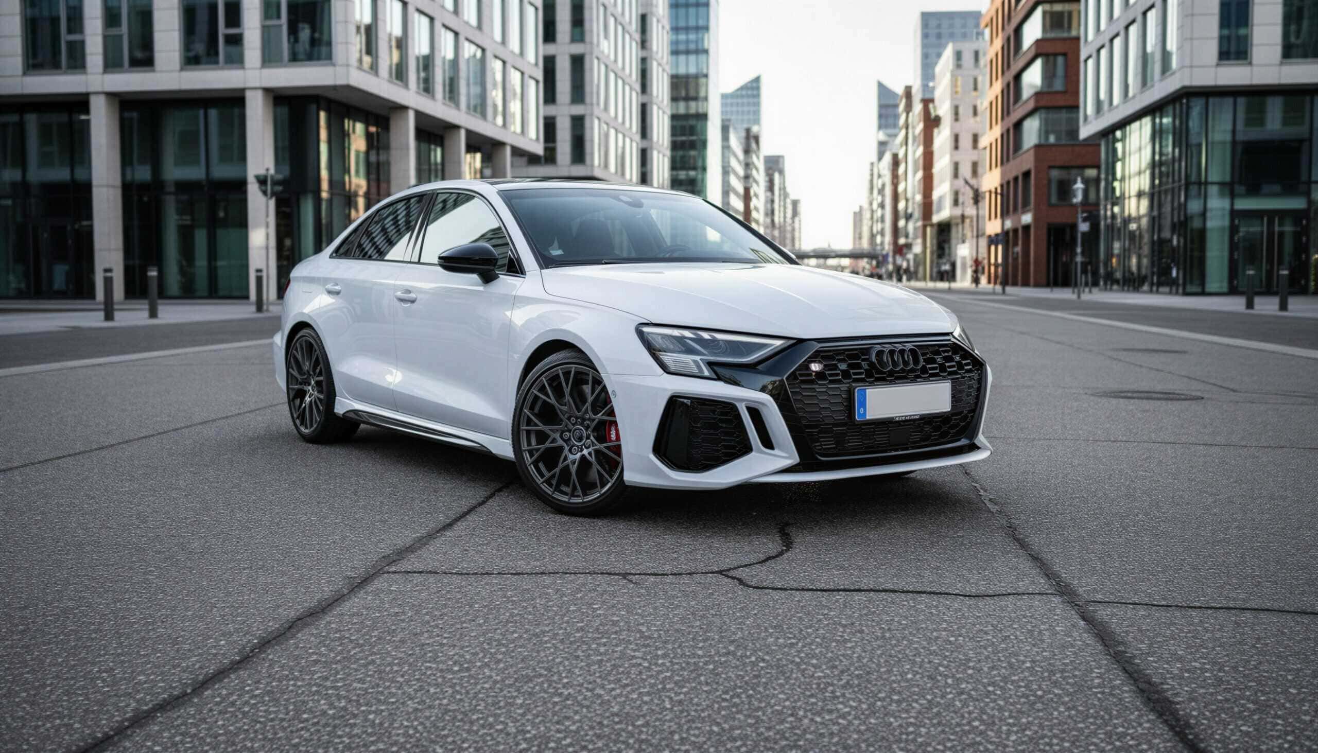 Audi RS3 Sedan in Hamburg Hero