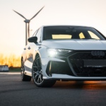 Front view Audi RS3 Limousine in Hamburg