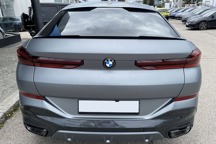 Back view BMW X6 xDrive 40d at Munich