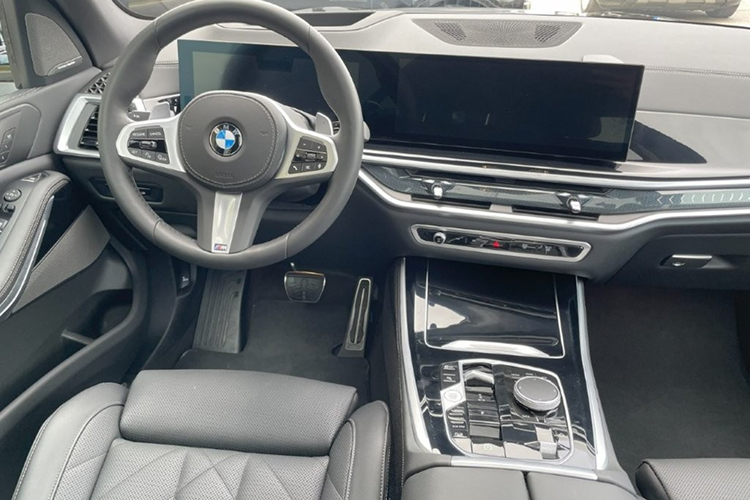 Steering wheel BMW X5 xDrive 40d at Munich