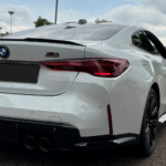 Back view BMW M4 Competition in Düsseldorf