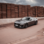 Sied view left Ford Mustang GT in Ansbach near Nürnberg