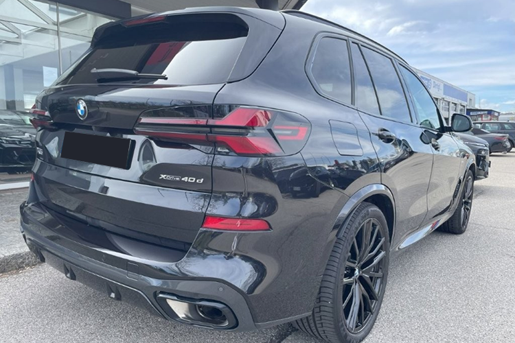 Back view BMW X5 xDrive 40d at Munich