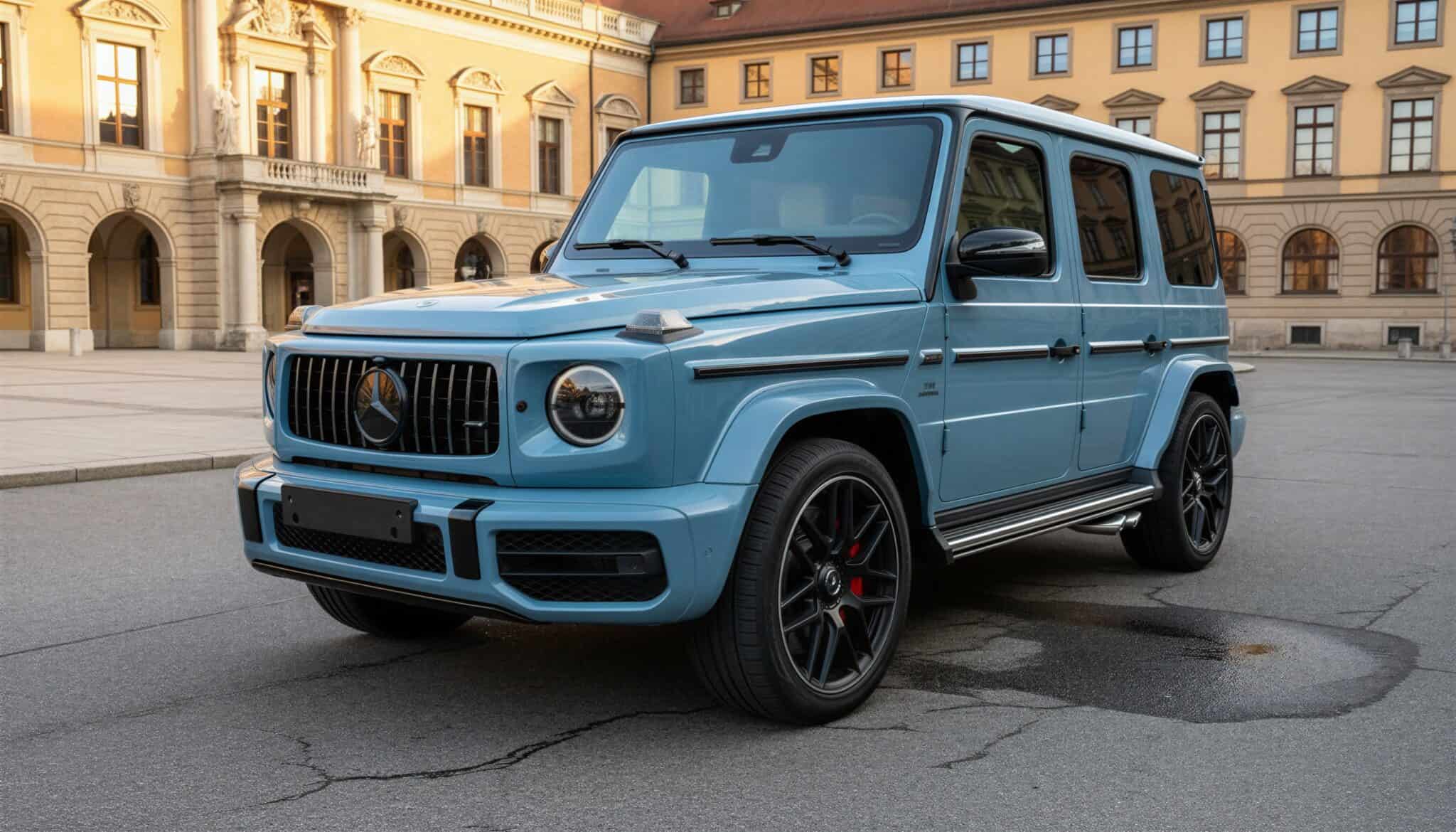 Rent a Mercedes G63 AMG in Munich Hero