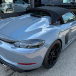 Rear Porsche 718 Spyder RS near Munich