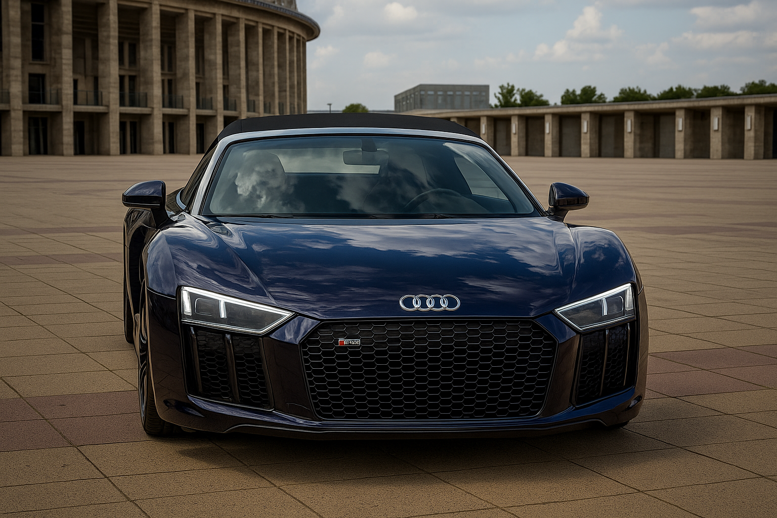 Rent an Audi R8 V10 Spyder Quattro in Berlin