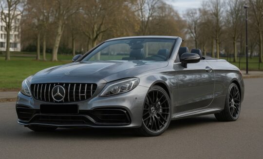 Rent a Mercendes-Benz C63S AMG Convertible in Berlin