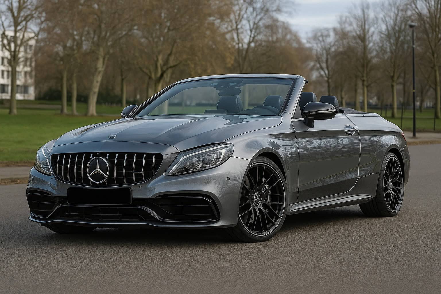 Rent a Mercendes-Benz C63S AMG Convertible in Berlin