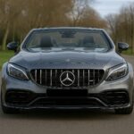 Front view Mercendes-Benz C63S AMG Convertible in Berlin