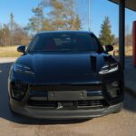 Front view Porsche Macan 4 near Munich