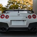 Rear view Nissan GT-R in Frankfurt