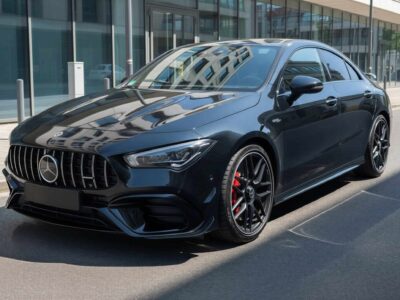 Rent a Mercedes CLA 45S AMG in Stuttgart Hero