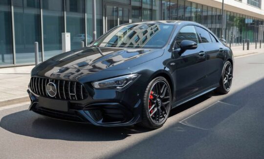 Rent a Mercedes CLA 45S AMG in Stuttgart Hero