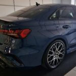 Back view Audi RS3 Sedan in Munich