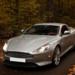 Front view Aston Martin DB9 in Stuttgart