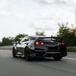 Back view Nissan GT-R in Frankfurt