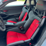 Drivers seat Porsche 718 Spyder RS near Munich