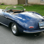 Back view Porsche Speedster Replica in Munich