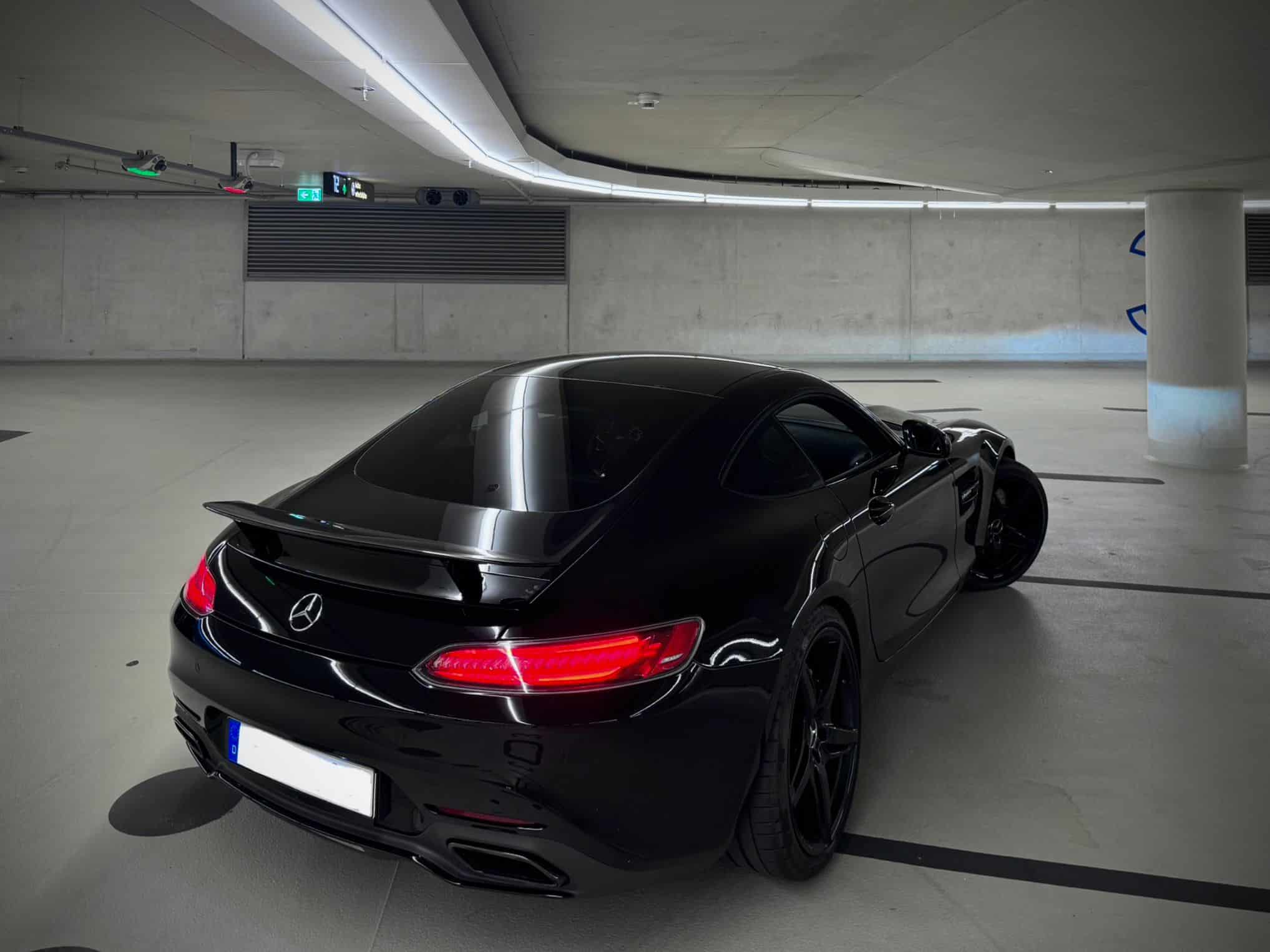 Rent a Mercedes AMG GT Dusseldorf backside 2