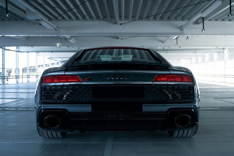 Rear view Audi R8 V10 RWD in Heilbronn