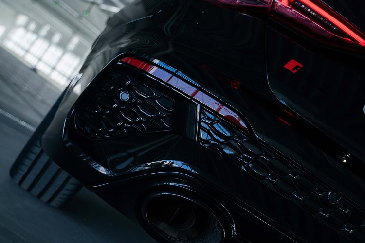 Rear details Audi RS3 in Heilbronn