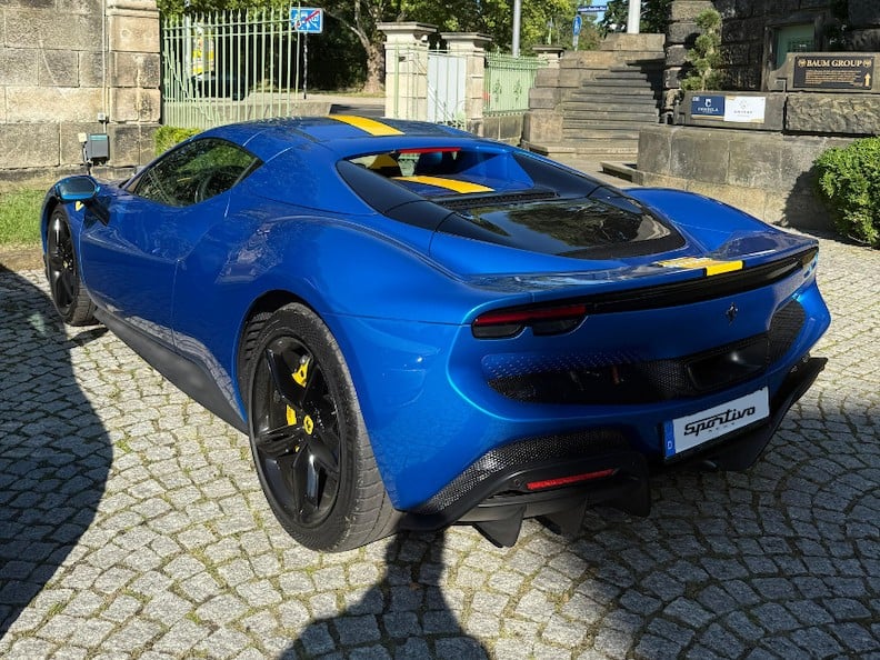 Ferrari 296 GTS Dresden back