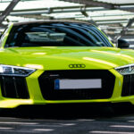 Front view Audi R8 V10 Coupe in Frankfurt (Main