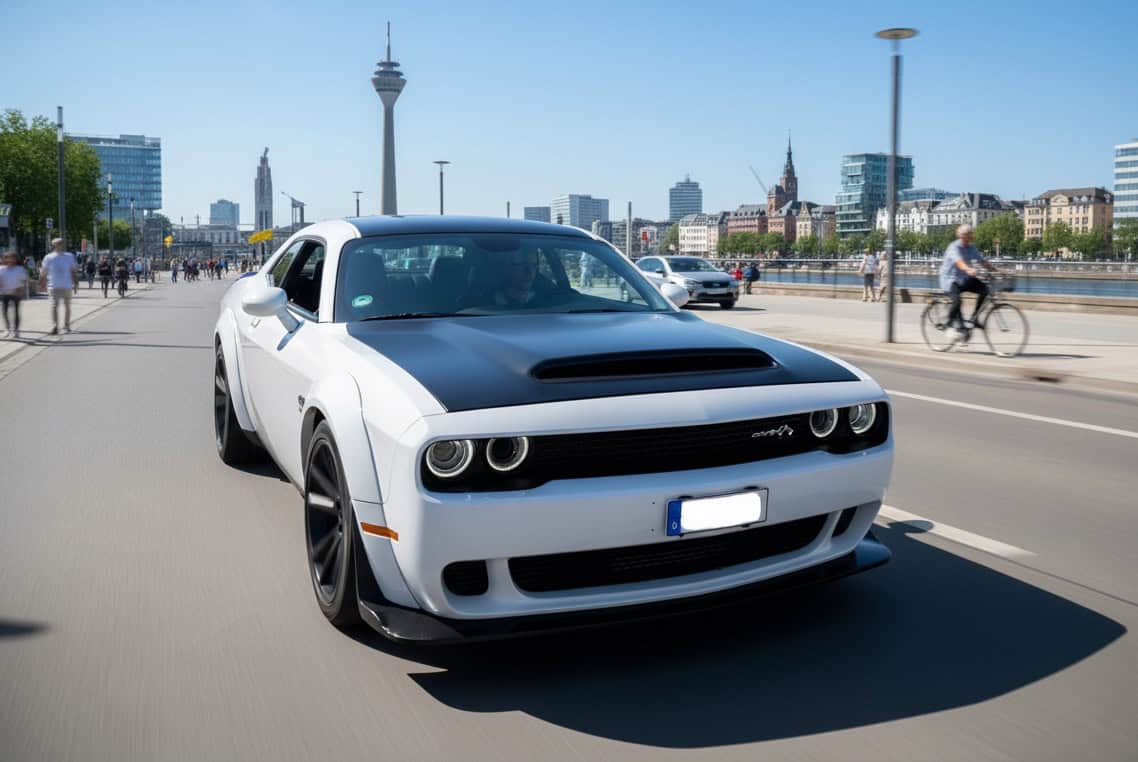 Dodge Challenger dusseldorf hero