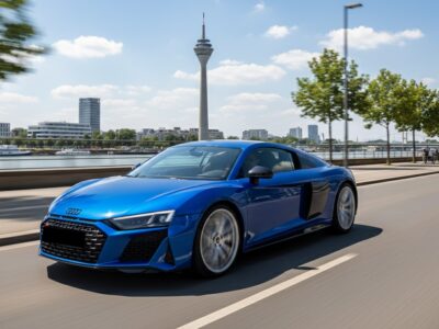 Rent an Audi R8 V10 in Düsseldorf Hero