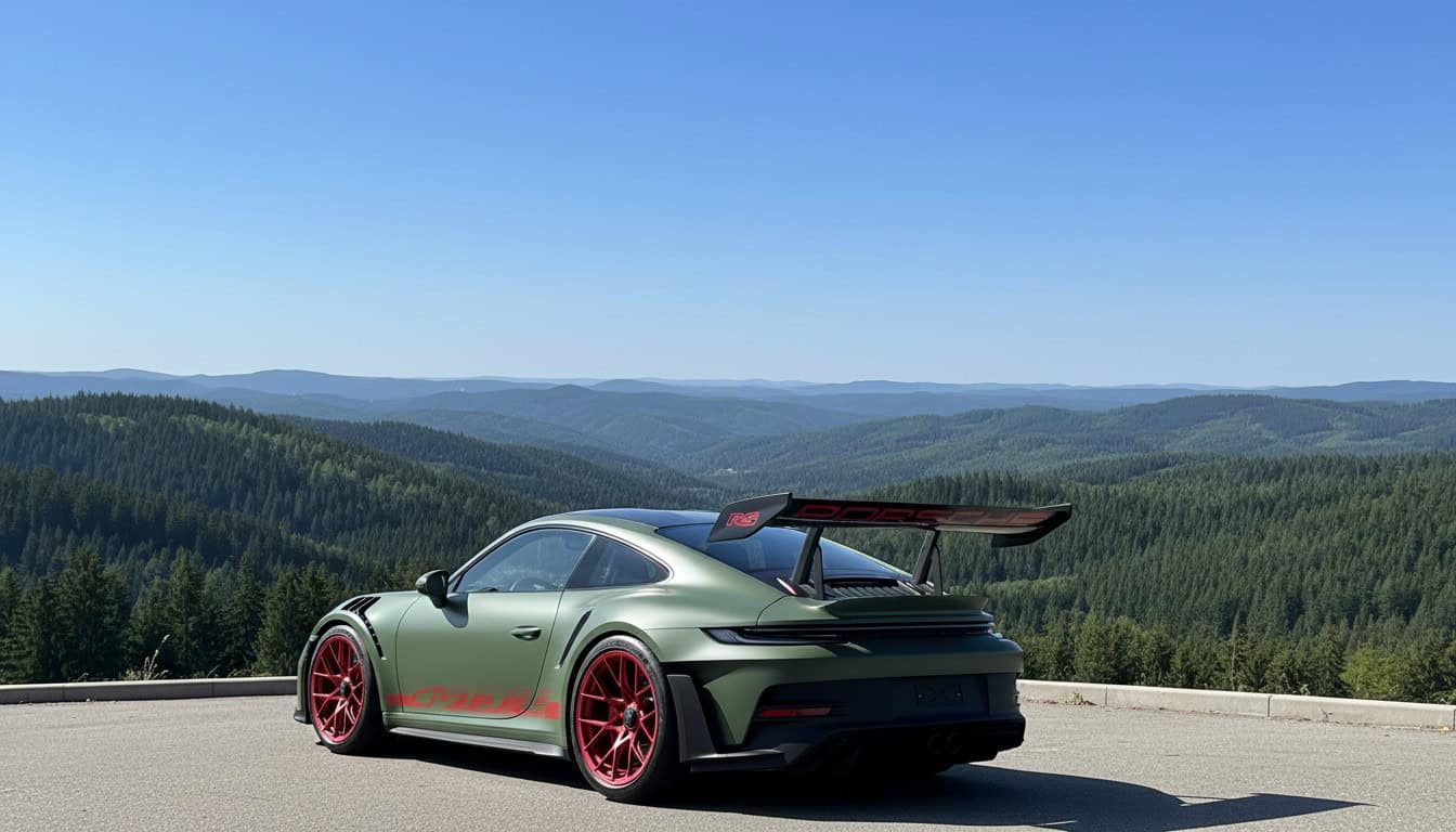 Porsche 992 GT3 back