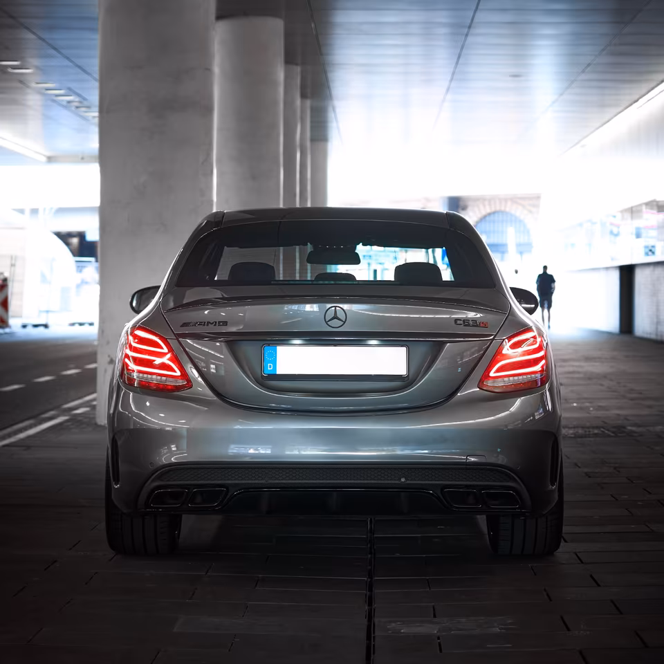 Mercedes C63s AMG back