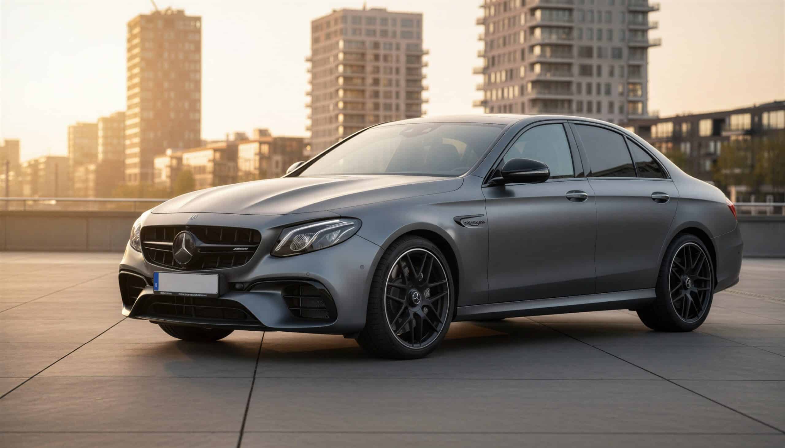 Mercedes E63 AMG hero