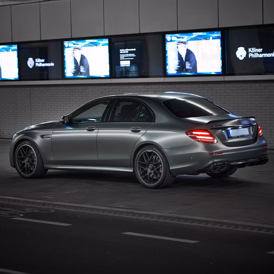 Mercedes E63 AMG back
