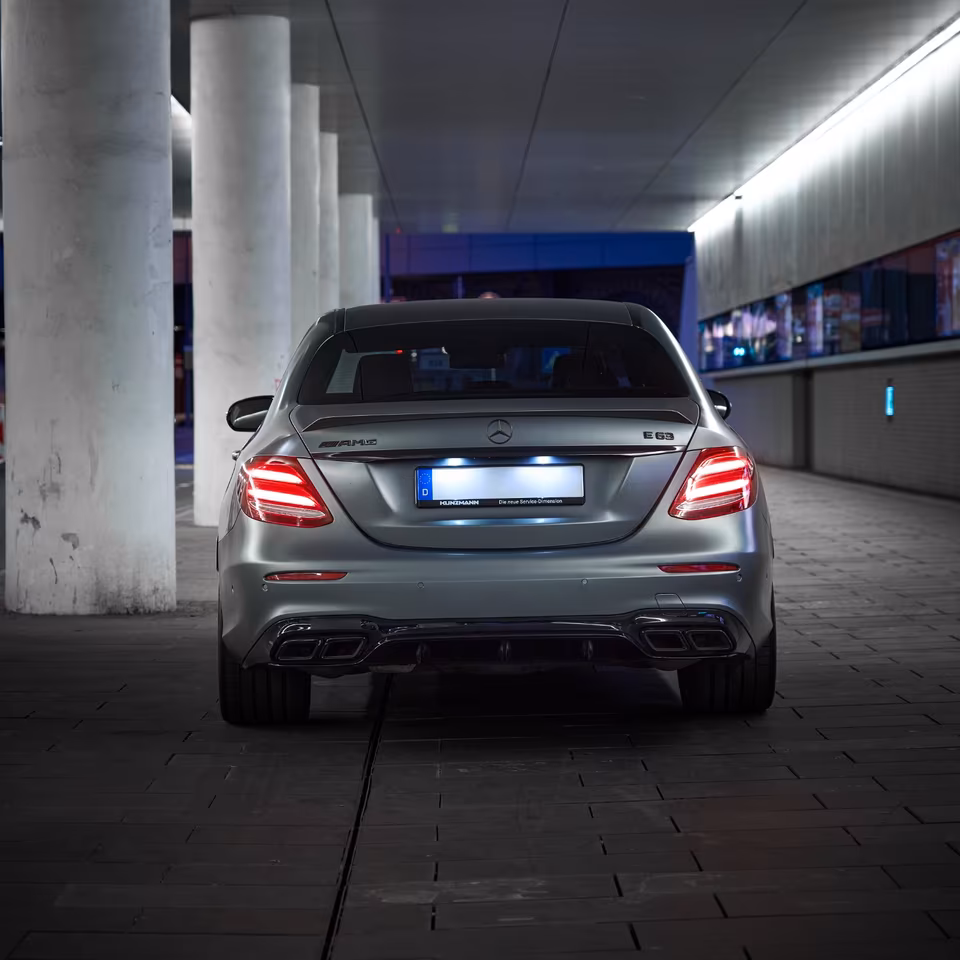 Mercedes E63 AMG back