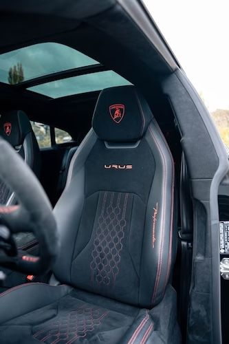 Rent Lamborghini Urus Performante in Stuttgart inside